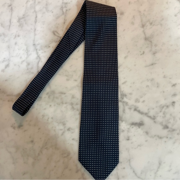 Classic Loro Piana Dot Made In Italy Robert Talbot Repp Stripe Tie Lot 100% Silk - Picture 2 of 12